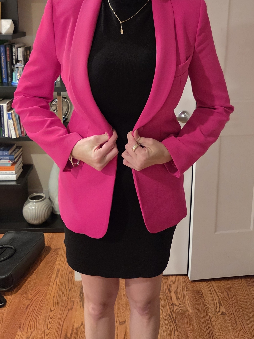 Zara Hot Pink Tailored Blazer